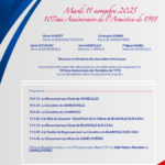 107ème Anniversaire de l’Armistice